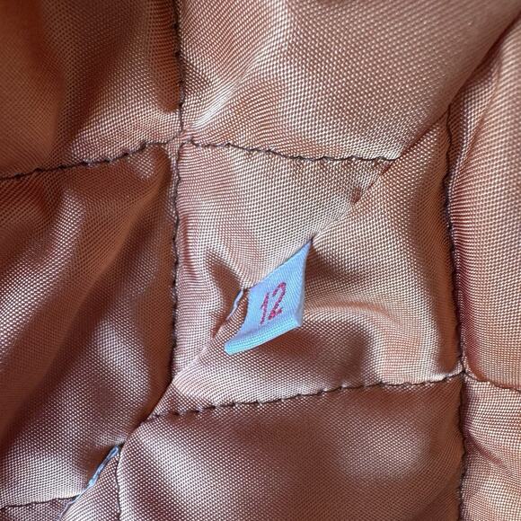 Vintage 1970s Beged-Or of Israel Tan Leather Jacket - Size 12 - Picture 4 of 5